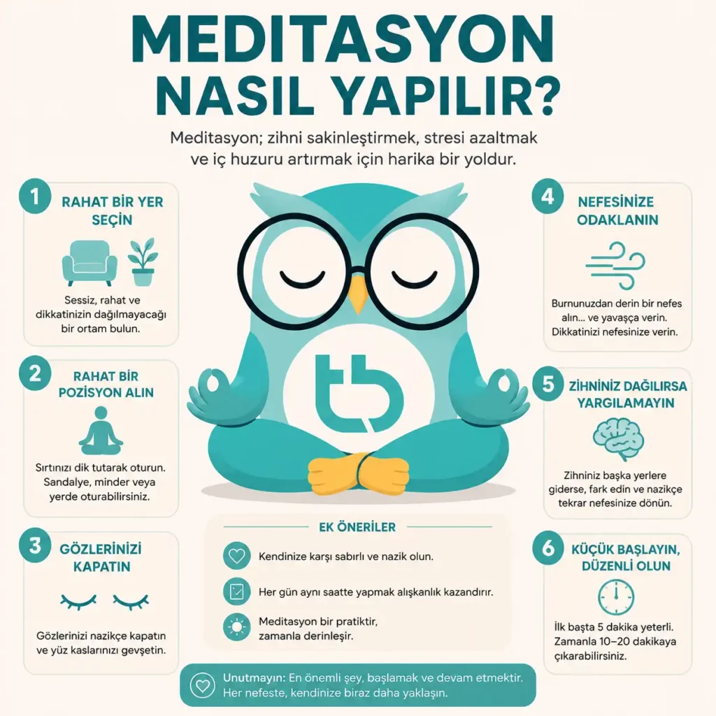 Meditasyon Nasıl Yapılır? Adım Adım Zihin Susturma Rehberi