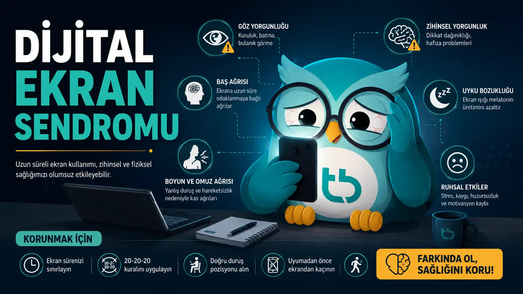 Dijital Ekran Sendromu Nedir?