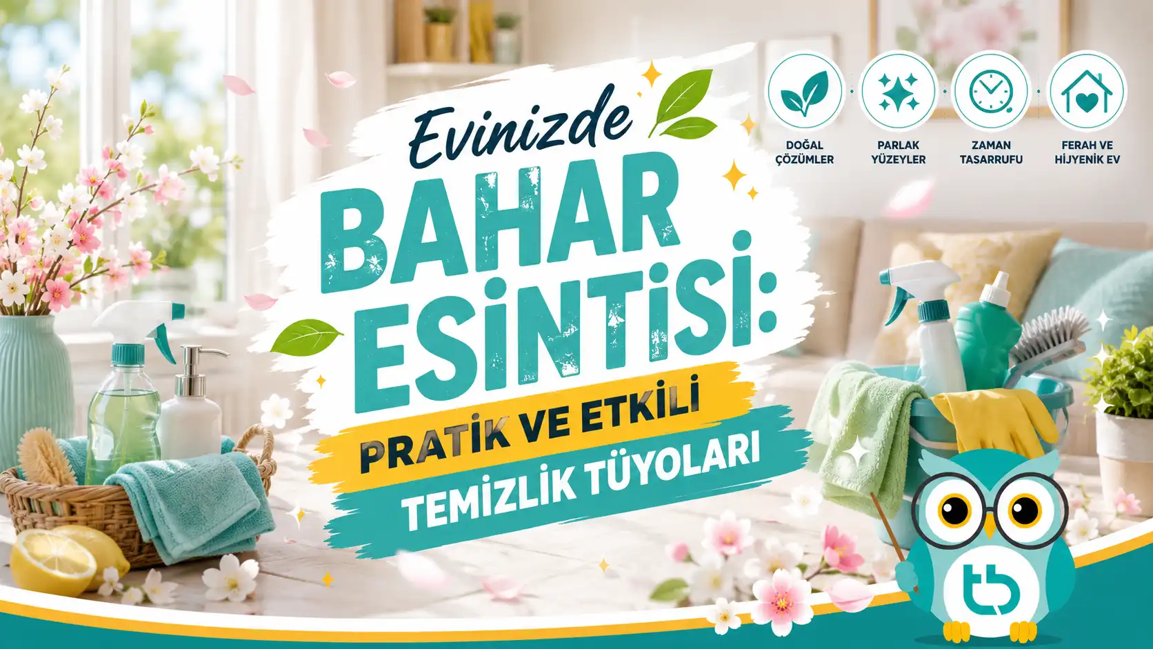 Evinizde Bahar Esintisi: Pratik ve Etkili Temizlik Tüyoları