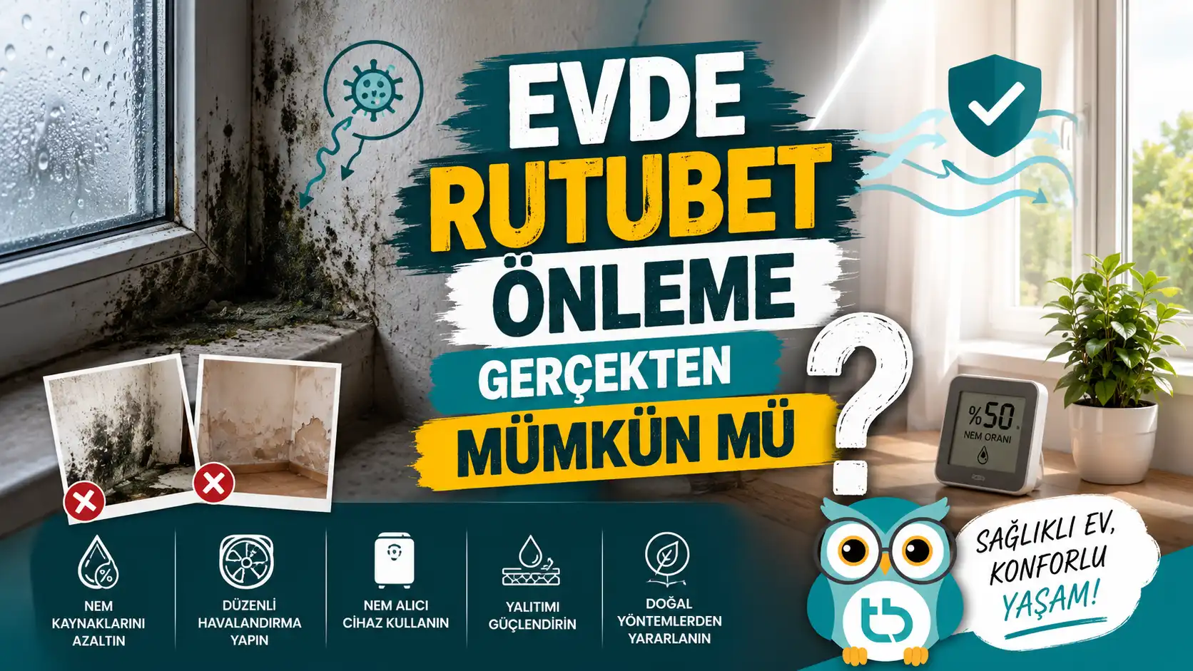 Evde Rutubet Önleme Gerçekten Mümkün mü?